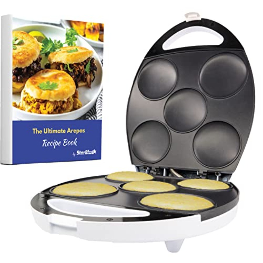 Mini Pancake Griddle - Electric Arepa Maker and Mini Pancake