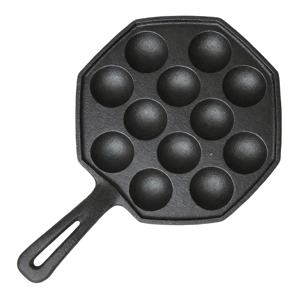 Cast Iron 12 Pits For Baking T - Takoyaki Grill Plate ulasan dan harga