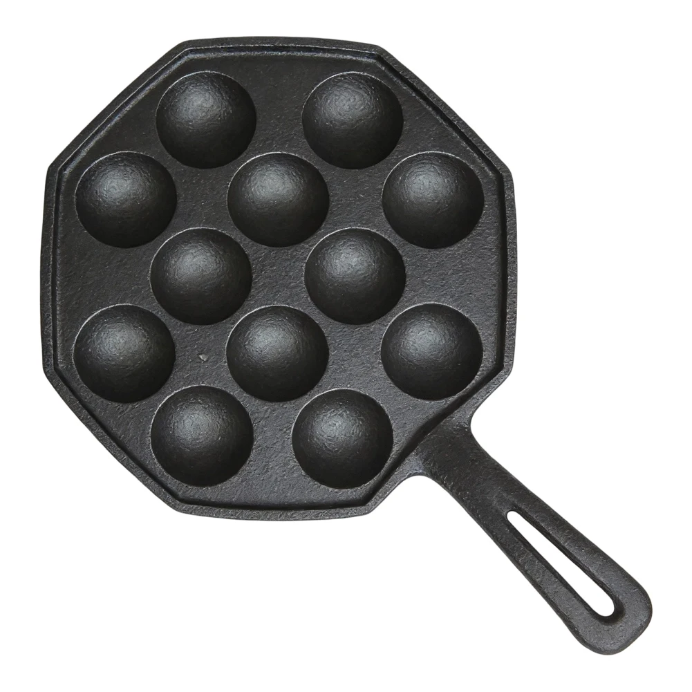 Cast Iron 12 Pits For Baking T - Takoyaki Grill Plate ulasan dan harga