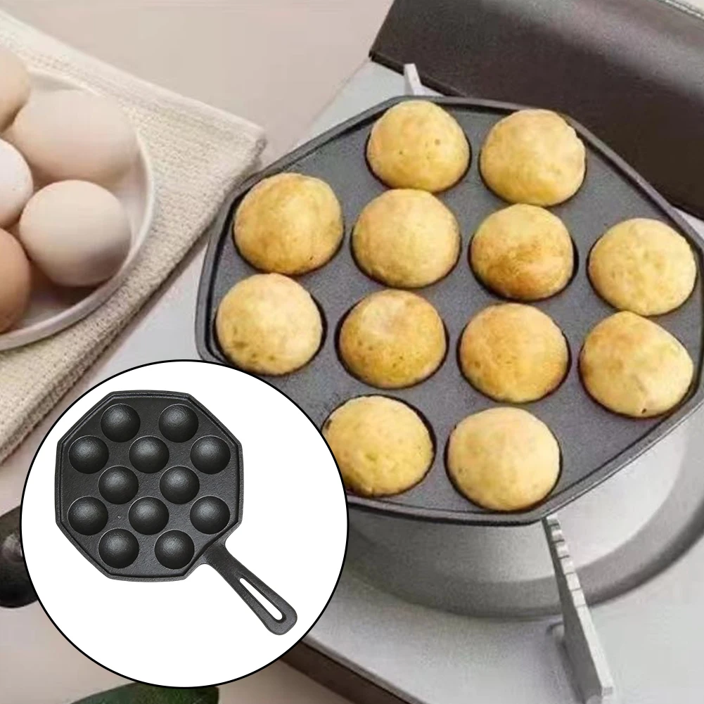 Cast Iron 12 Pits For Baking T - Takoyaki Grill Plate ulasan dan harga