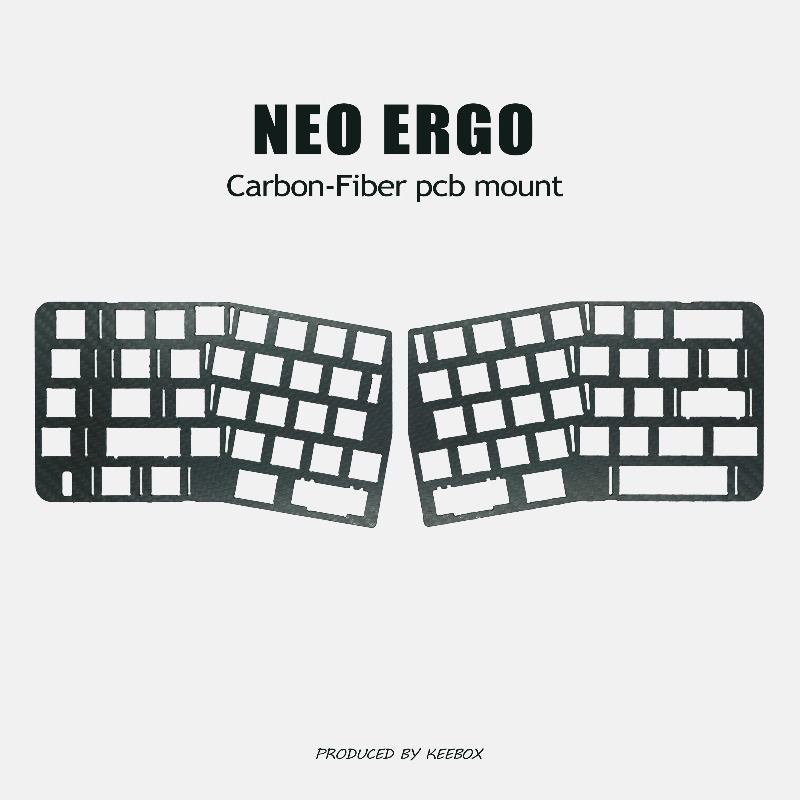 Neo Ergo Keyboard Positioning  - Crepe Pan Carbon ulasan dan harga