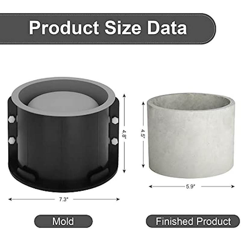 Large Round Flower Pot Cement  - Potsticker Mold ulasan dan harga
