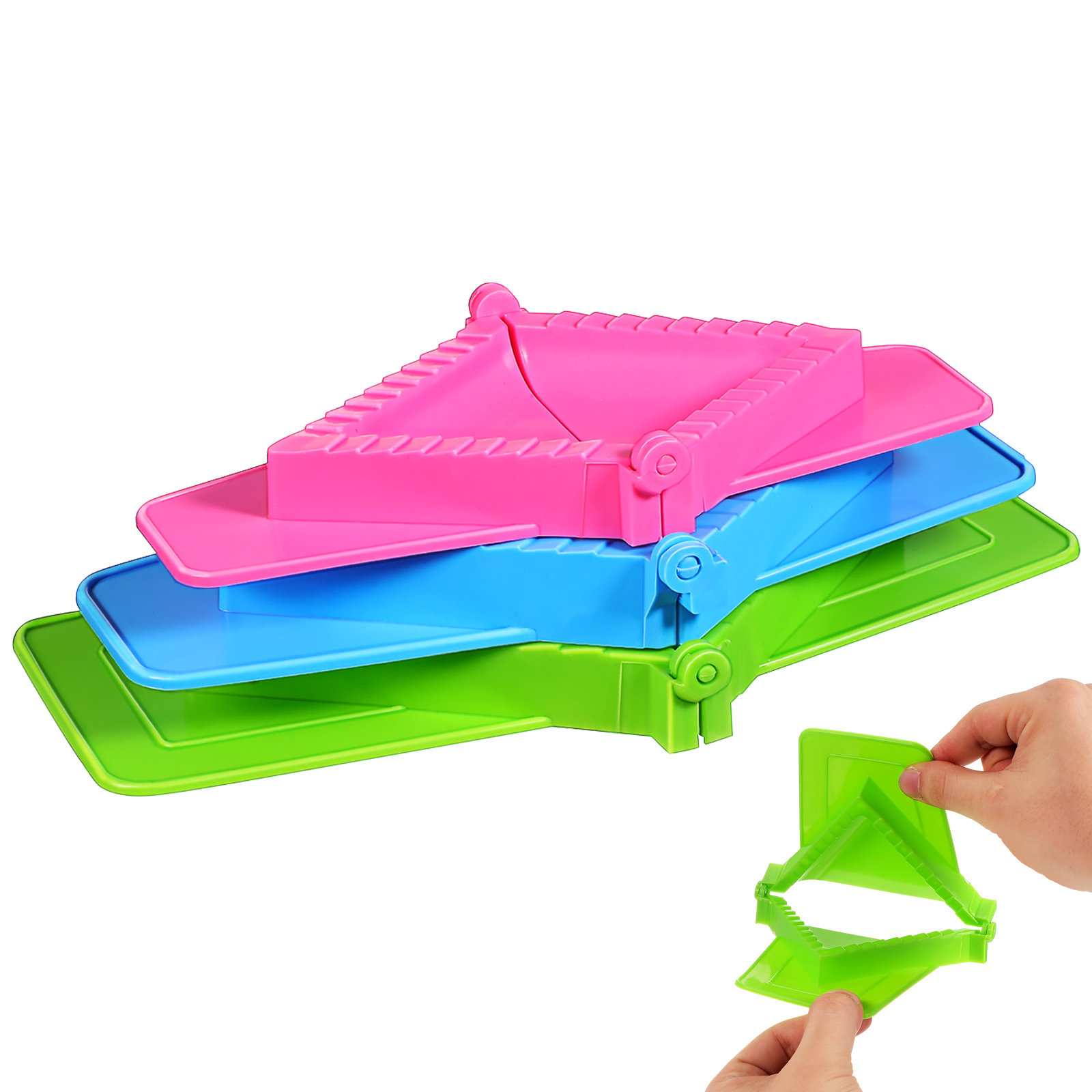3Pcs Dumpling Mold Plastic Set - Dumpling Press Set ulasan dan harga