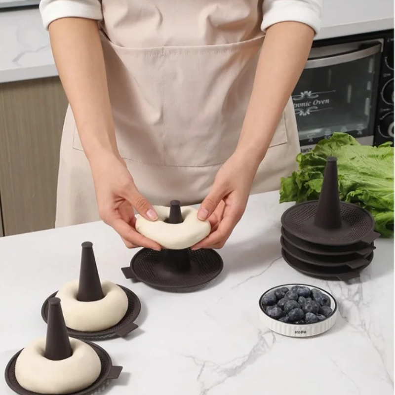 6Pcs Baking Mold Bread Donut P - Donut Mold Silicone ulasan dan harga