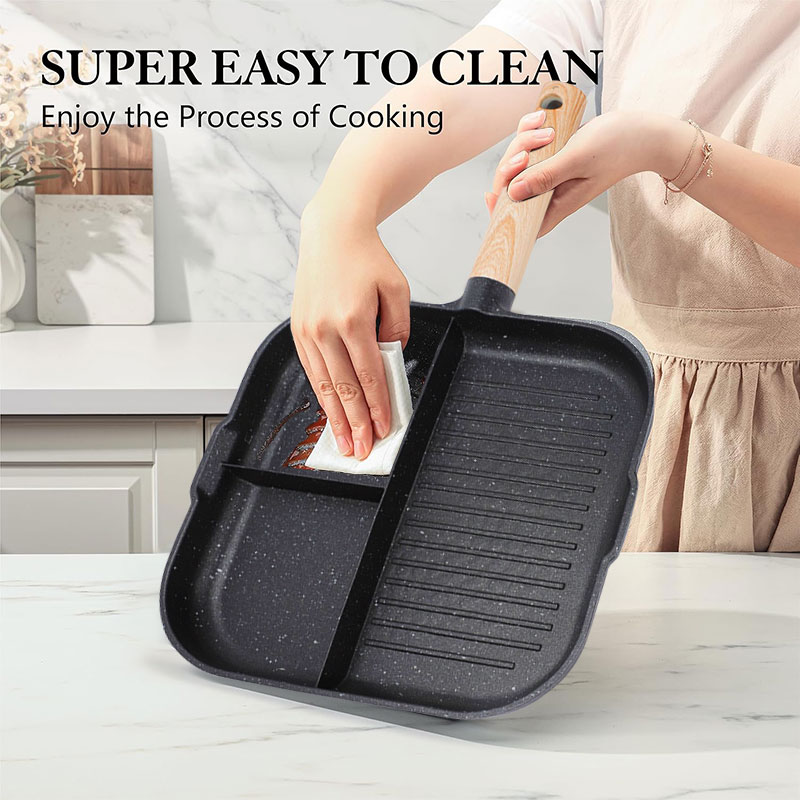 3 in 1 Frying Pan Aluminum All - Egg Waffle Pan ulasan dan harga