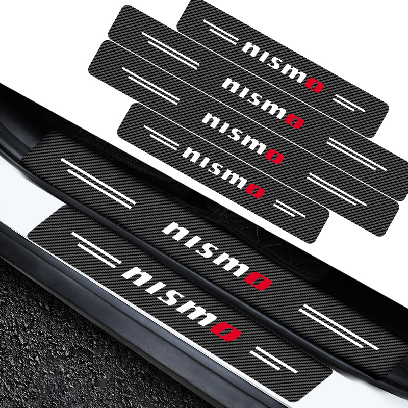 4Pcs Car Door Threshold Carbon - Crepe Pan Carbon ulasan dan harga