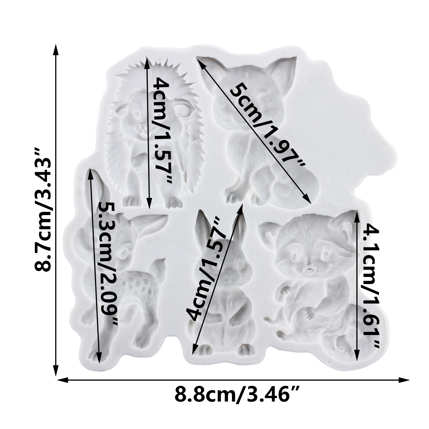 Animal Themed Silicone Molds F - Bunny Cake Mold ulasan dan harga
