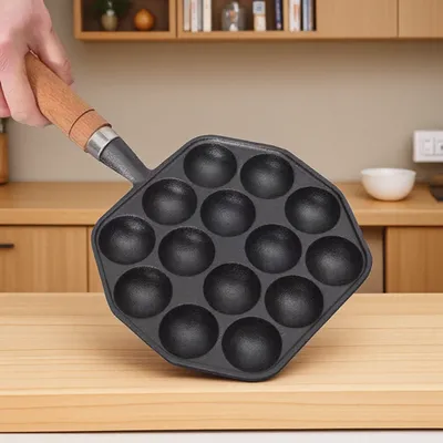 Induction Iron Home Cast Gift  - Takoyaki Grill Plate ulasan dan harga