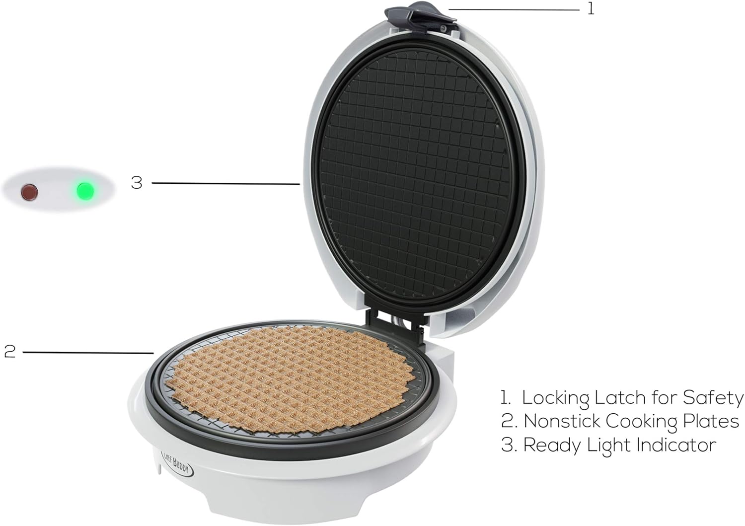 Electric Waffle Cone Maker wit - Waffle Cone Maker ulasan dan harga