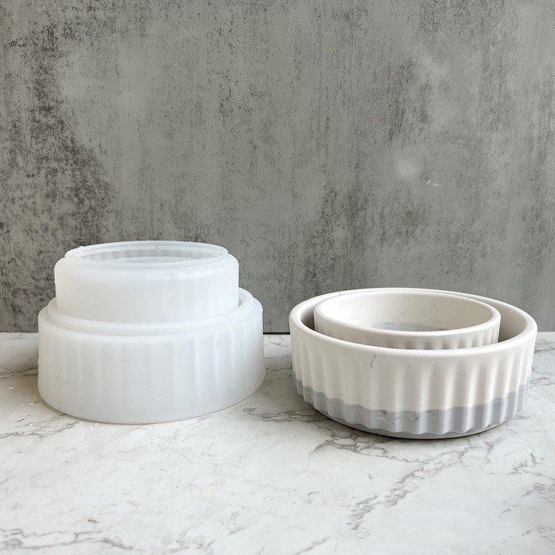 Stripe Flowerpot Silicone Mold - Potsticker Mold ulasan dan harga