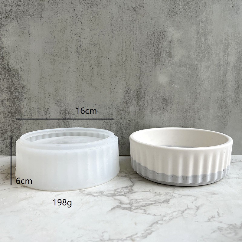 Stripe Flowerpot Silicone Mold - Potsticker Mold ulasan dan harga