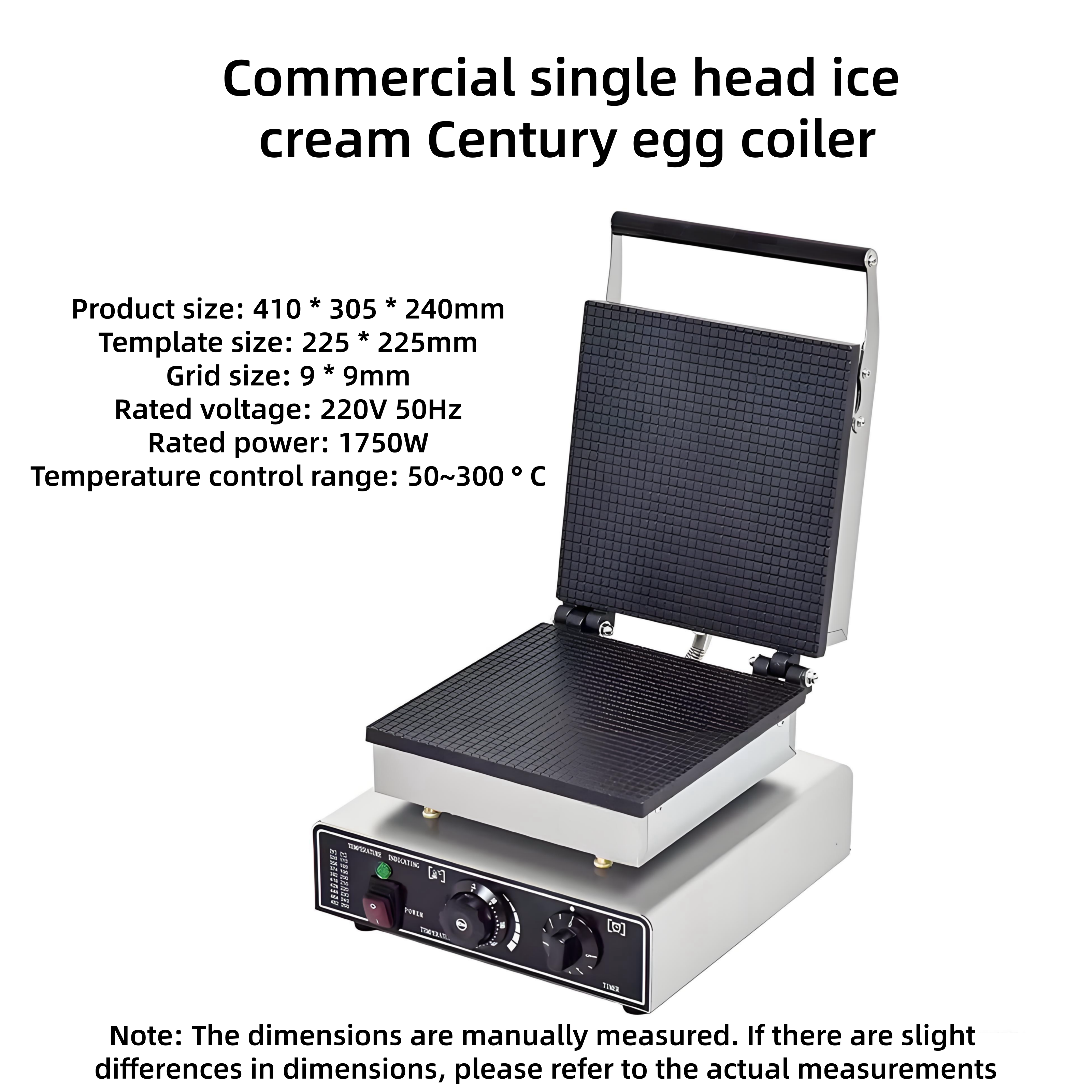 Food tools Commercial New 220V - Waffle Cone Maker ulasan dan harga