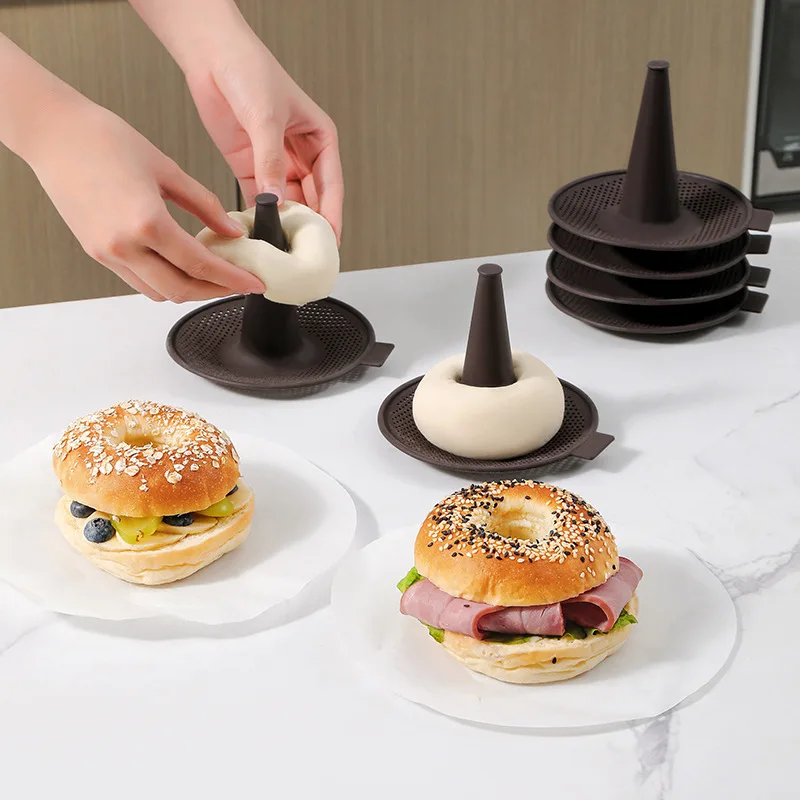 6Pcs Bagel Tools Silicone Mold - Donut Mold Silicone ulasan dan harga