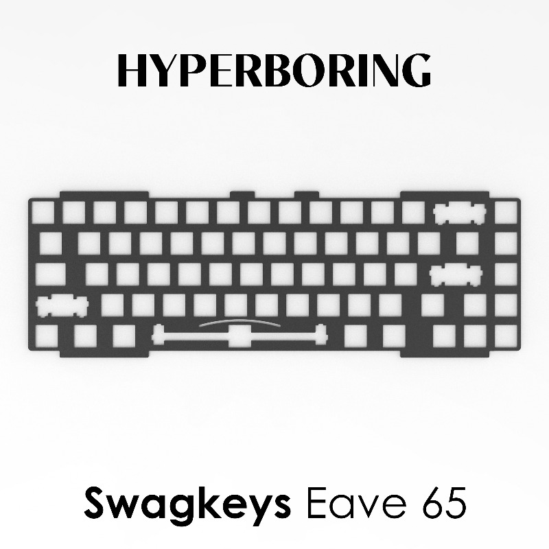 Swagkeys Eave65 Keyboard Posit - Crepe Pan Carbon ulasan dan harga